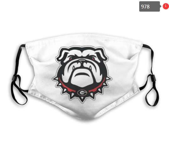 NCAA Georgia Bulldogs #8 Dust mask with filter